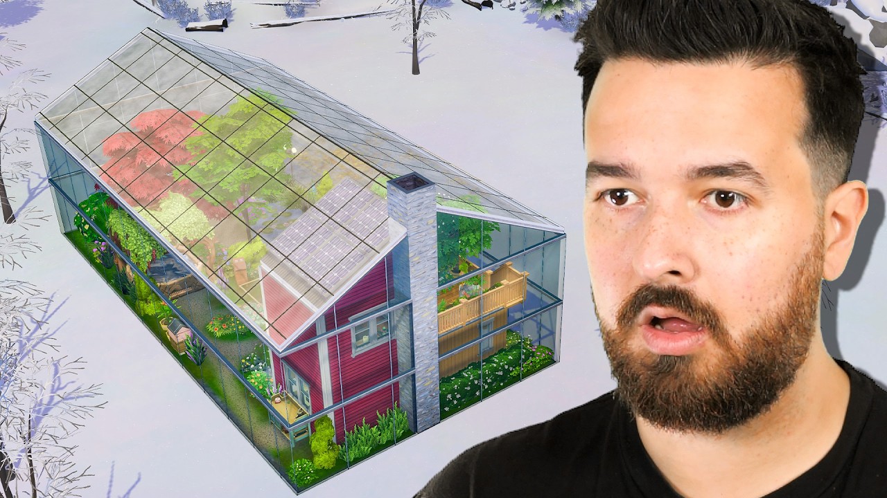 Tiny house inside a greenhouse!