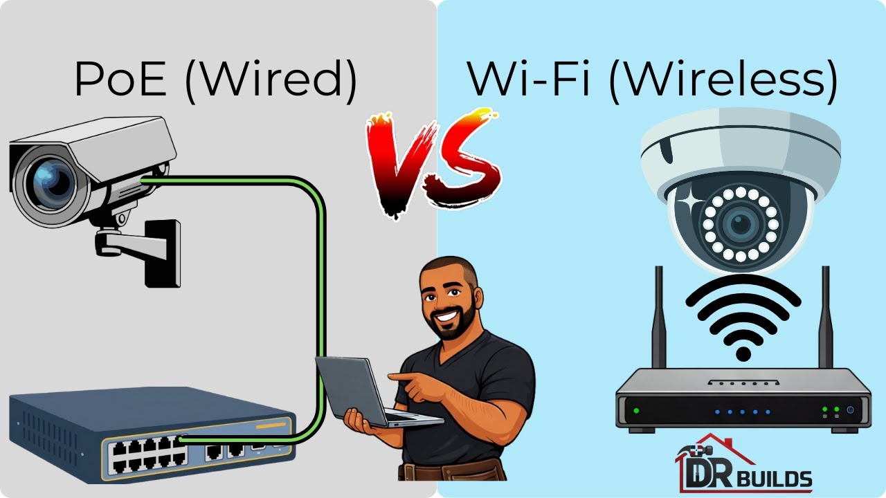 Различие между камерами с поддержкой PoE и Wi-Fi.