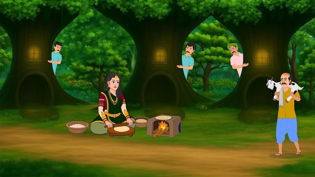 चार भाई और एक पत्नी की कहानी । Char bhai aur ek patni। Hindi kahaniya। Cartoon story । Hindi kahani