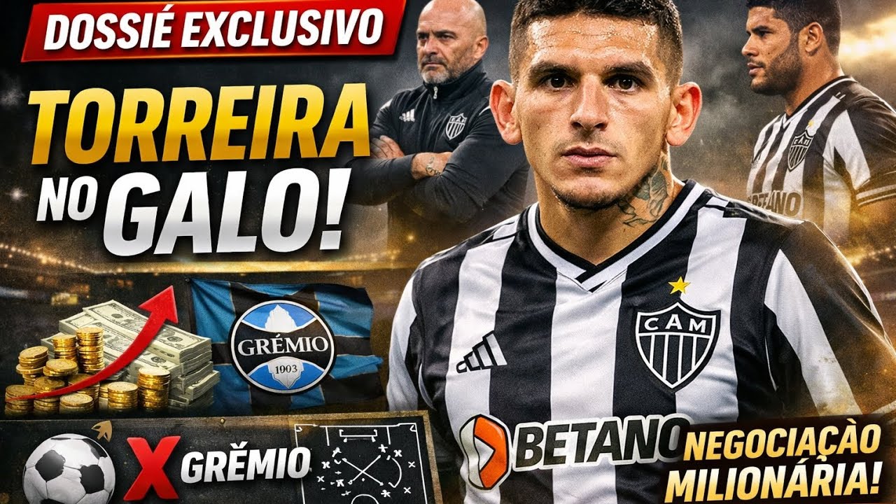 💣 Sampaoli quer Torreira no Galo, mas o Grêmio entrou na briga.