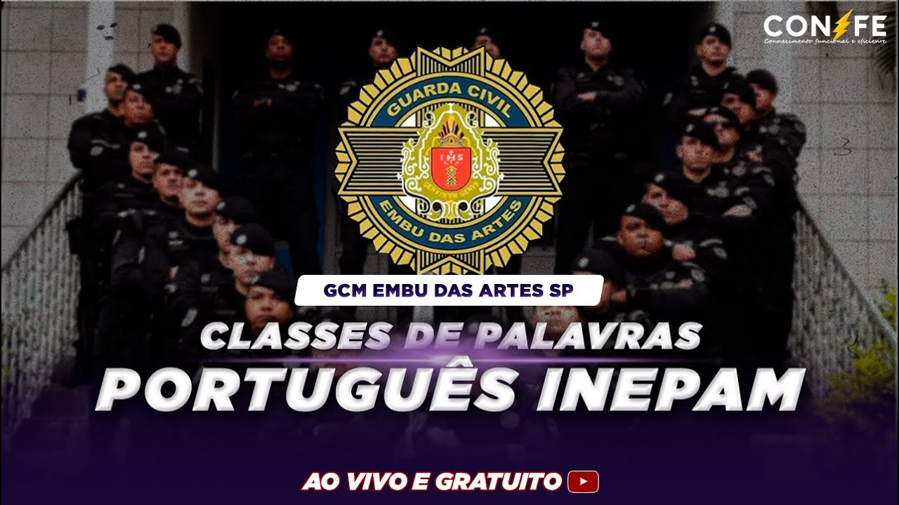 PORTUGU&Ecirc;S INEPAM I MORFOLOGIA I Confe Concursos
