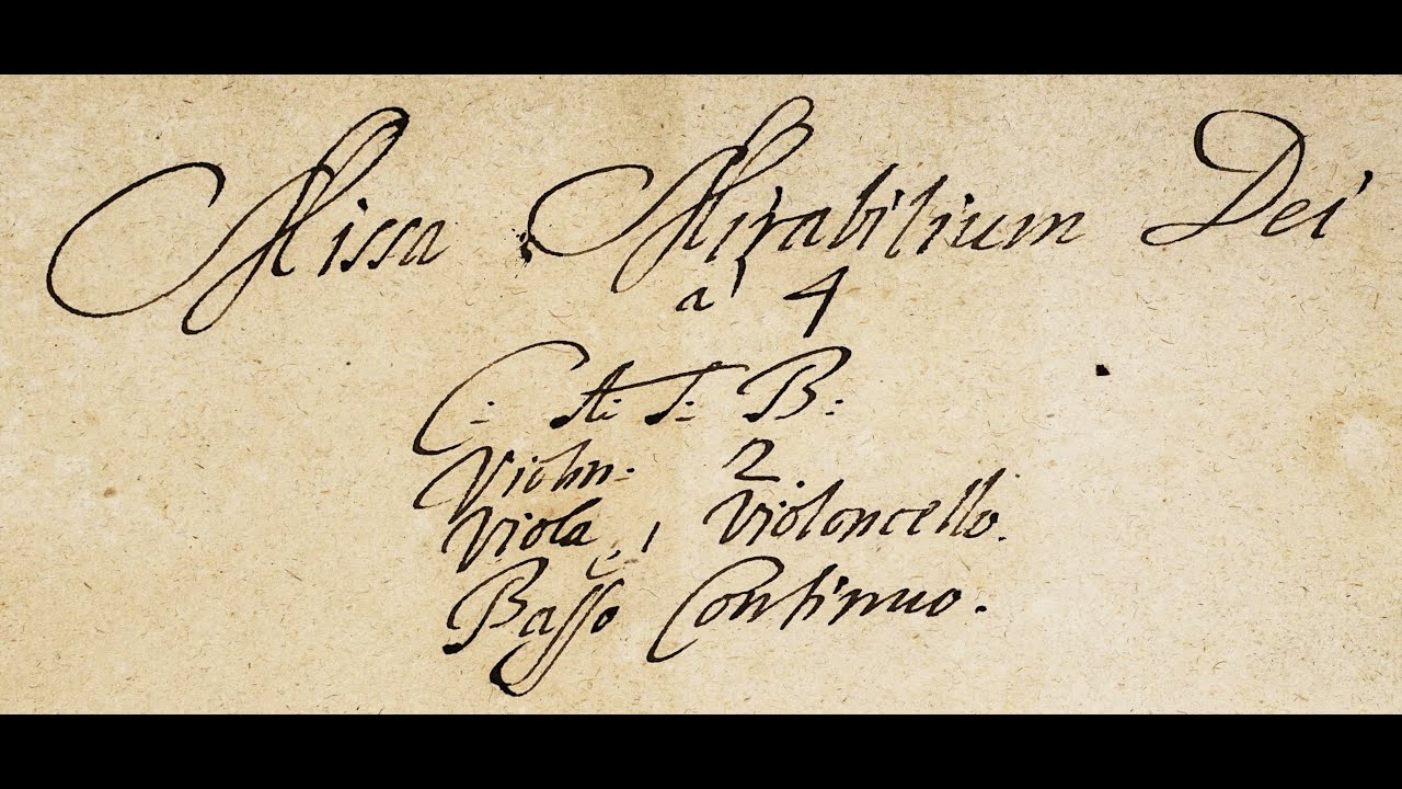 Collectaneorum Musicorum: Francesco Bartolomeo Conti - Missa in g minor 'Mirabilium Dei'