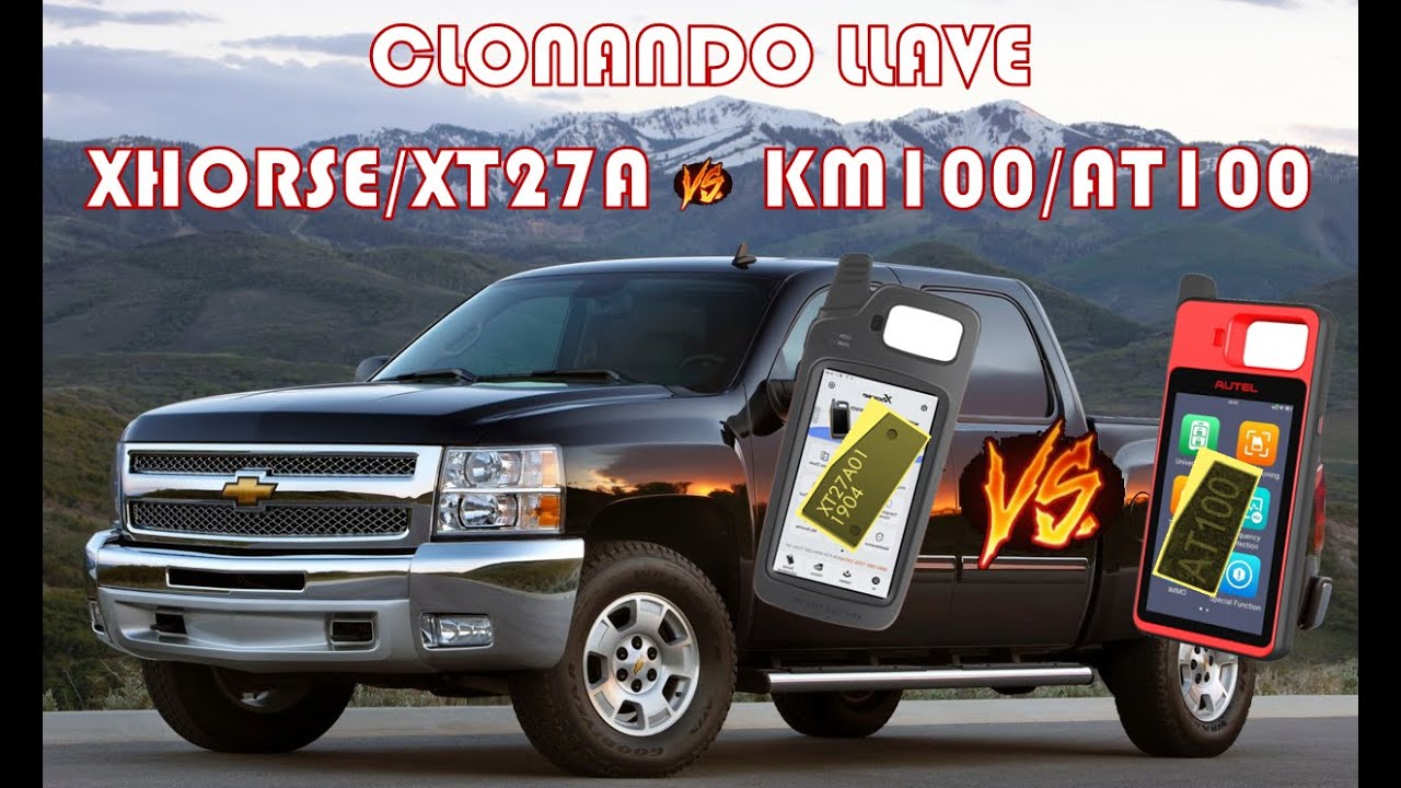 XHORSE SUPERCHIP XT27A VS AUTEL CHIP AT100, CLONANDO LLAVE DE CHEVROLET SILVERADO 2012
