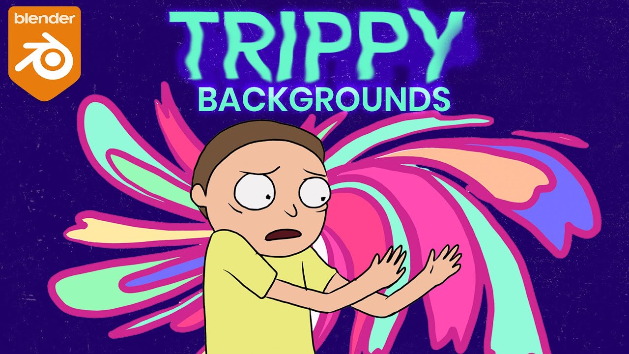 Animating Trippy Backgrounds (Rick and Morty!) | Blender 2.91