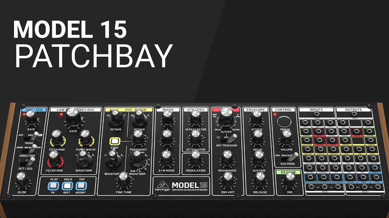 The Behringer MODEL 15 PATCHBAY deep Dive guide tutorial