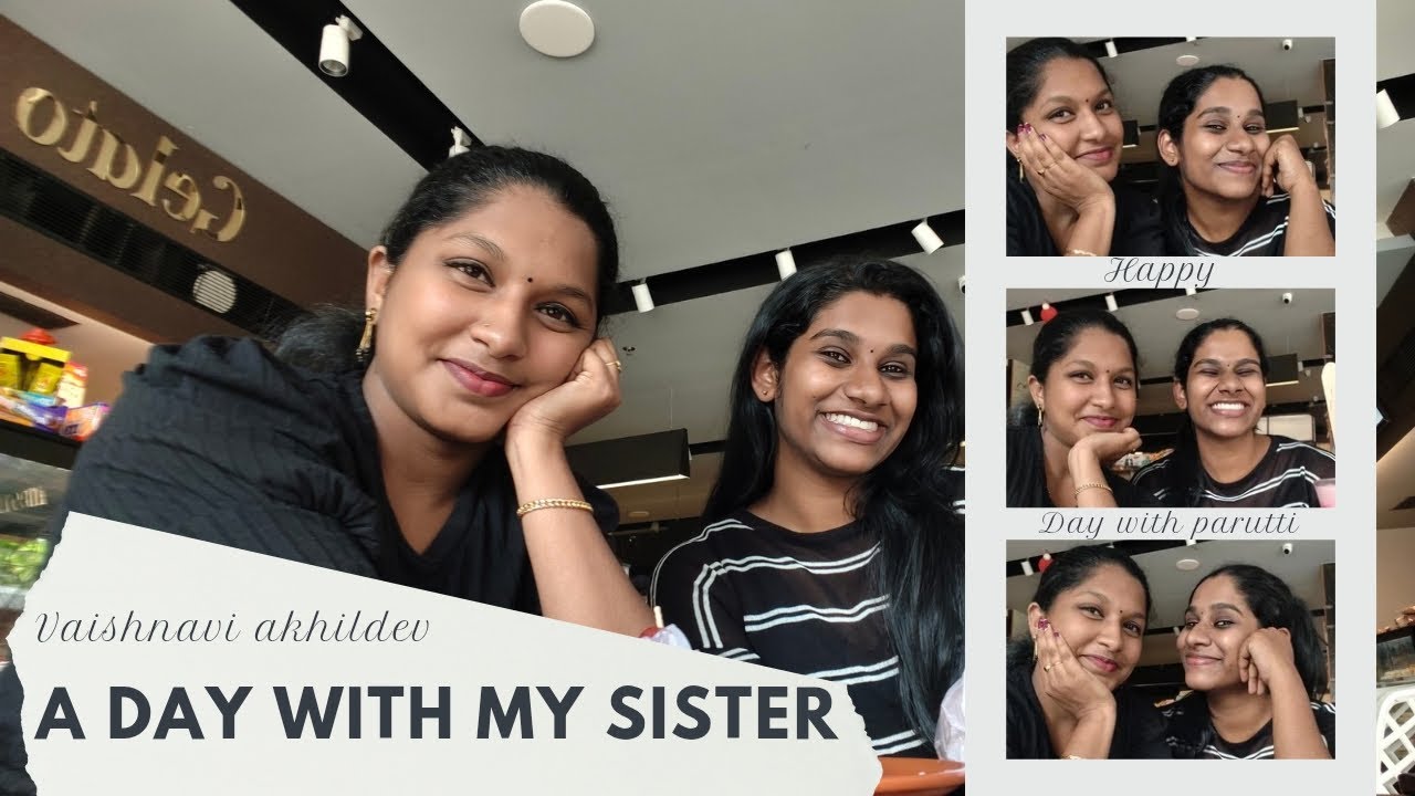 A DAY WITH MY SISTER 👭 |  AFTER A LONG TIME || FUNNY DAY 😂 #trending #family #vaishnaviakhildev 