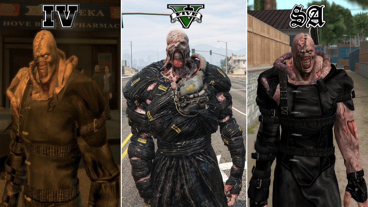 NEMESIS *Resident Evil* in GTA GaMeS