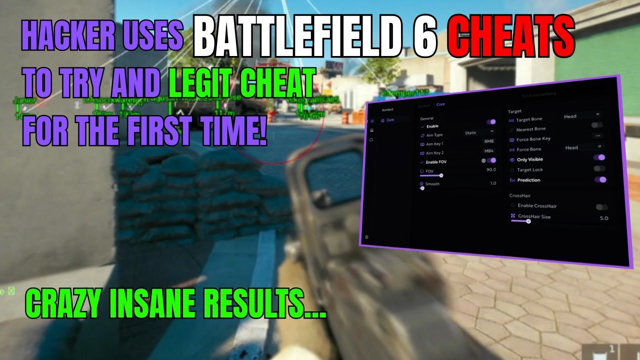 HACKER USES BATTLEFIELD 6 CHEATS TO TRY AND LEGIT CHEAT FOR THE FIRST TIME! CRAZY INSANE RESULTS...