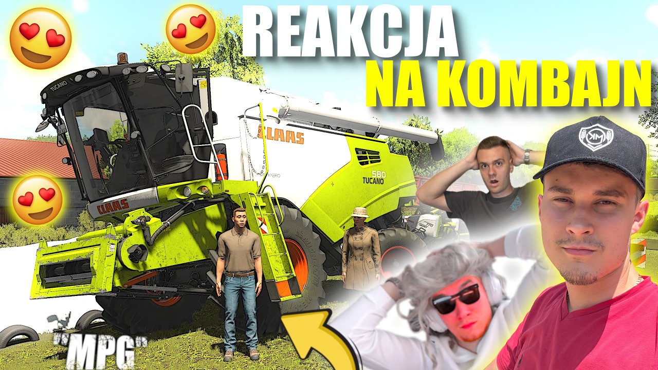 REAKCJA JANINY I DZIEJUSIA NA KOMBAJN 😲 KŁ&Oacute;TNIA NA CAŁĄ WIEŚ 🔵 