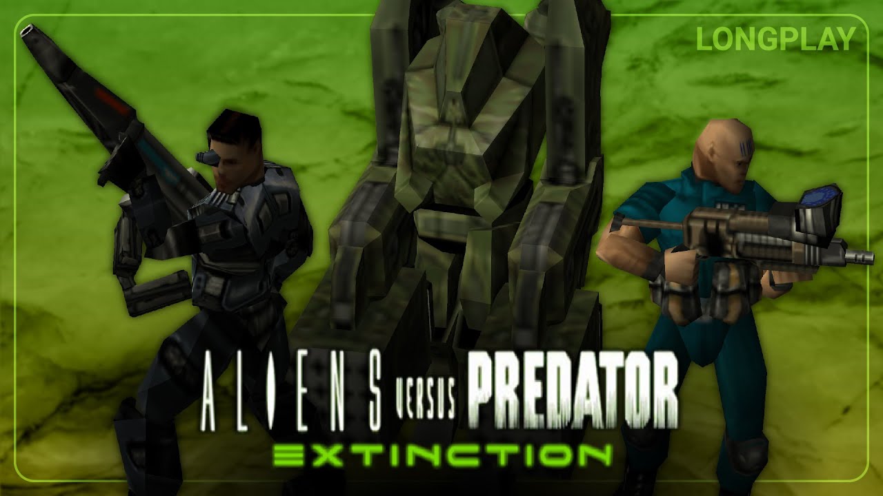 Aliens versus Predator: Extinction (PS2) • Marine campaign • Hard 100% • Longplay 4K UHD
