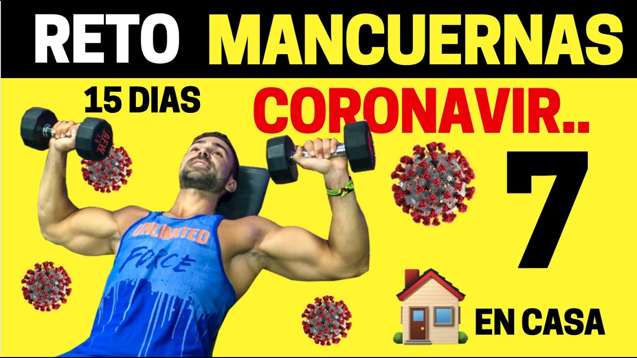 Reto MANCUERNAS 🏋‍♂ || Entrenar en Casa Durante la Cuarenta 🚨(7)