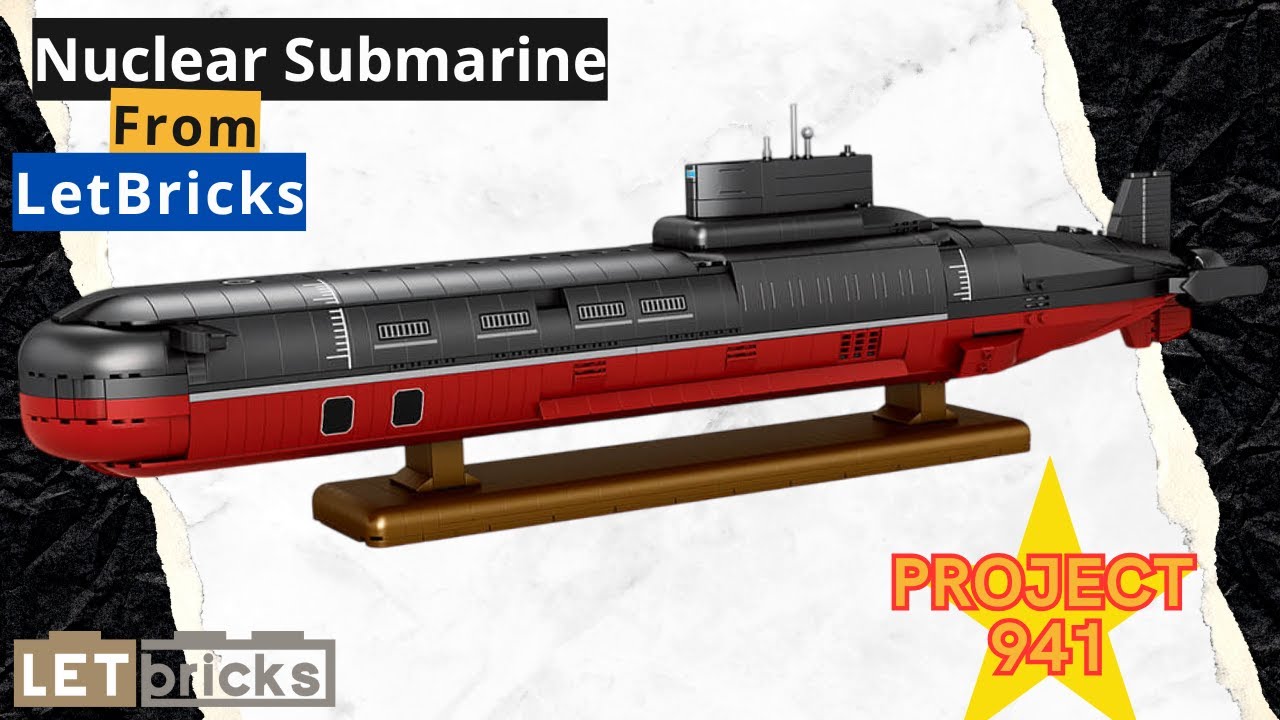 Lego Project 941 Nuclear Submarine MOC by MrJBuilds - LetBricks