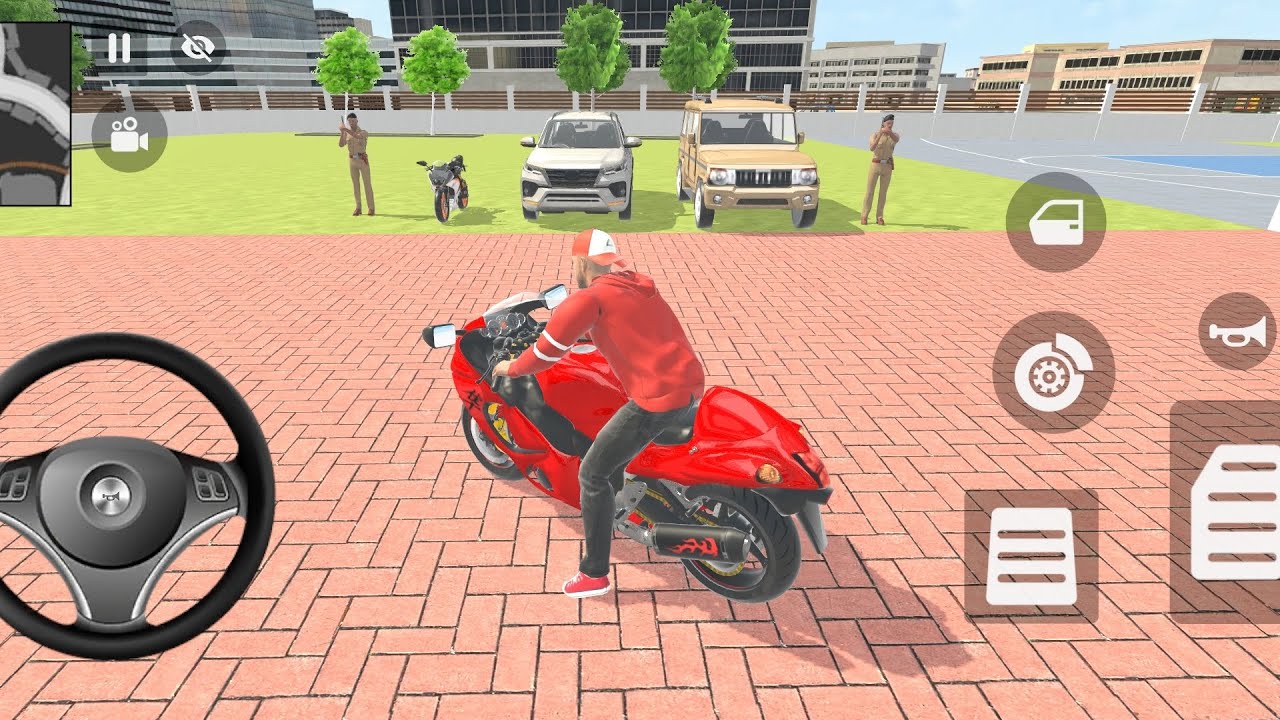 Franklin order by 1 Toyota Innova & 1 Jeep & 1 Duke 390 in Indian bike Theft Auto simulator