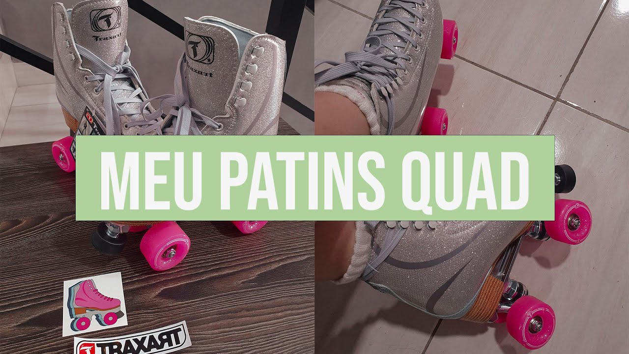 MOSTRANDO MEU PATINS QUAD TRAXART | BRUNA MELO