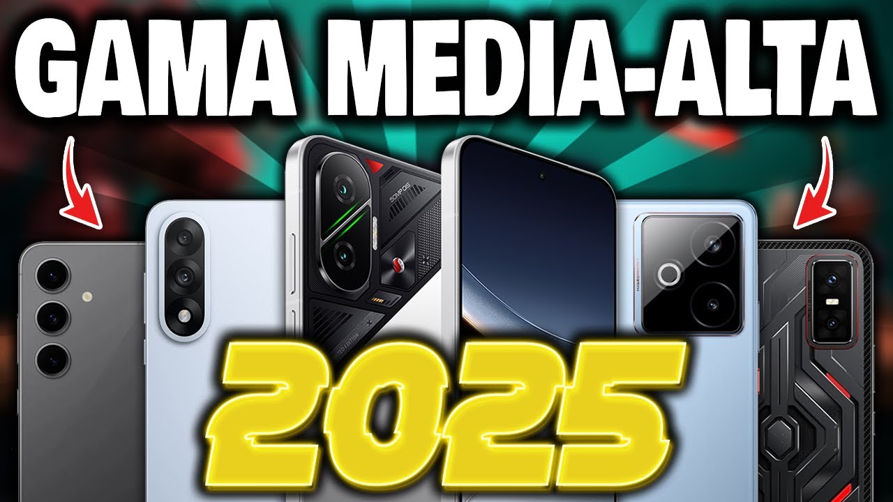 🏆 Los 10 MEJORES CELULARES GAMA MEDIA - ALTA para COMPRAR en 2025 ¡LOS VERDADEROS CALIDAD PRECIO!
