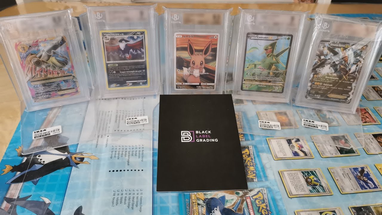 Meine ersten gegradeten Karten (BGS/Black Label Grading)!