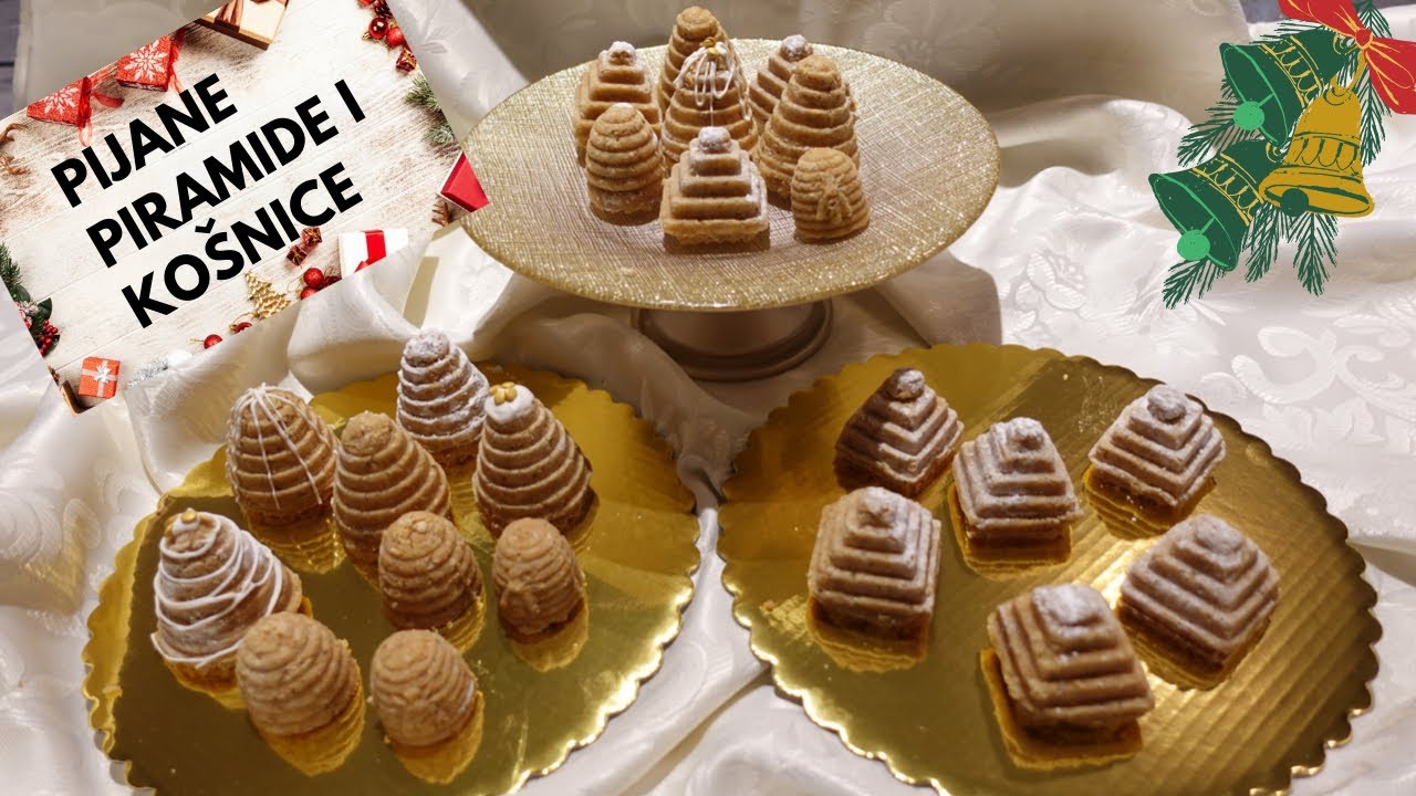 FANTASTIČNE PIJANE PIRAMIDE I KOŠNICE, SITNI  NEPEČENI KOLAČIĆI  KOJI CE UVIJEK USPJETI