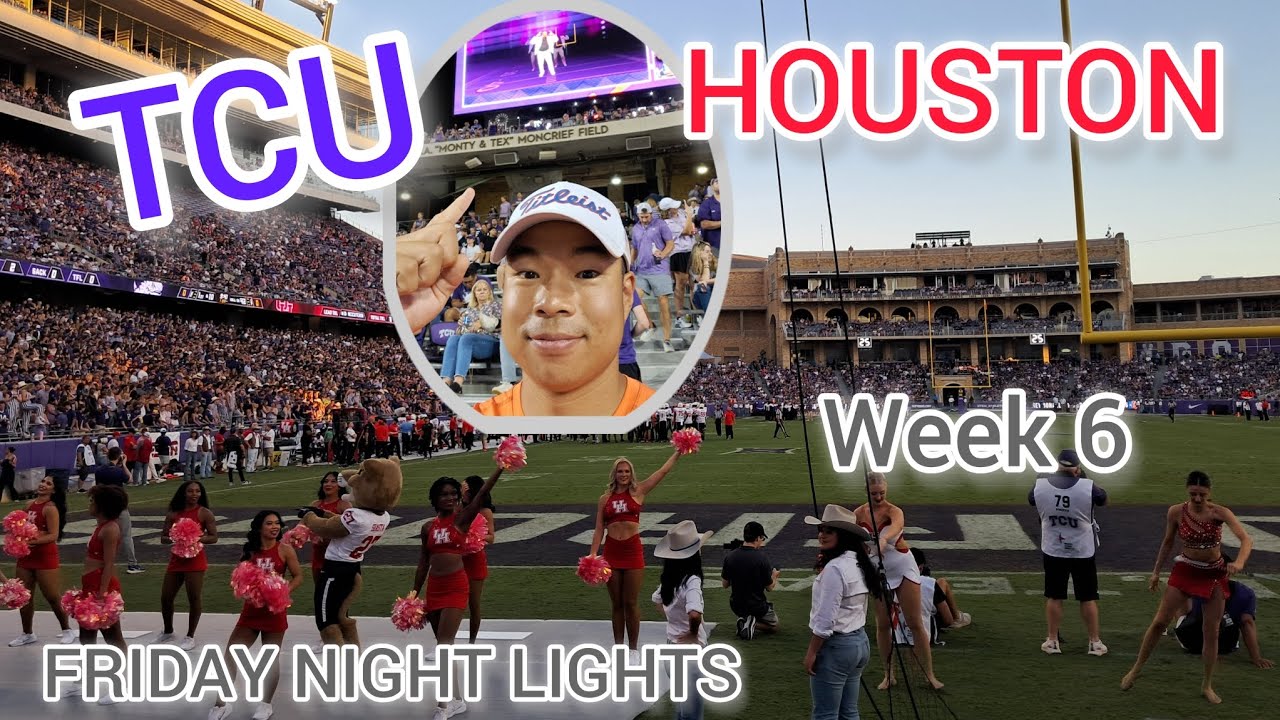 FRIDAY NIGHT LIGHTS | TCU vs HOUSTON (10/4/24) | Swing Your Sword Vlog