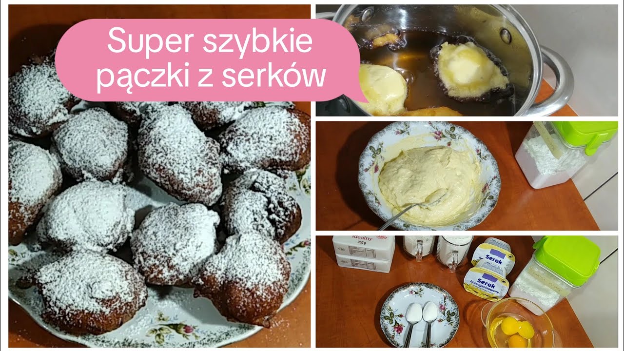 318 Super szybkie pączki z serk&oacute;w homogenizowanych Racuszki @Inzynier_Kris 