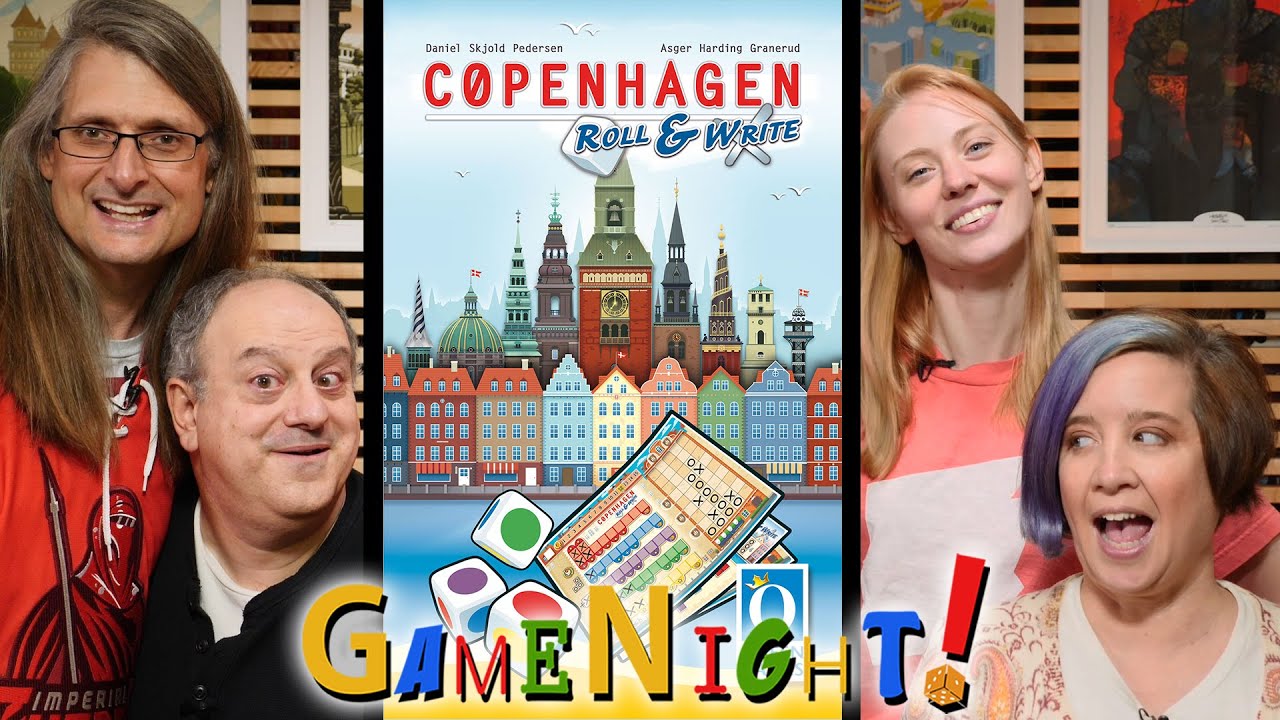 Copenhagen: Roll & Write - GameNight! Se7 Ep50 - How to Play and Playthrough