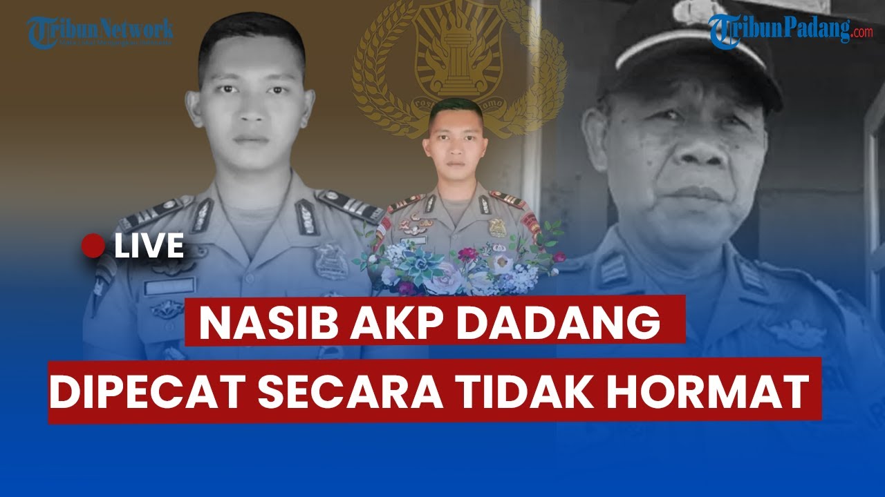 🔴Polda Sumbar: AKP Dadang Pastikan Ditindak Tegas, Secepat Mungkin Pemecatan Secara Tidak Hormat