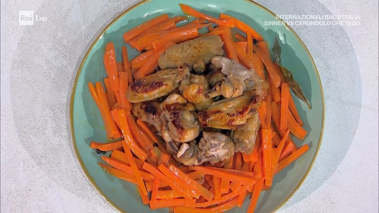 Pollo al miele con carote al ginepro - È sempre mezzogiorno 13/05/2025