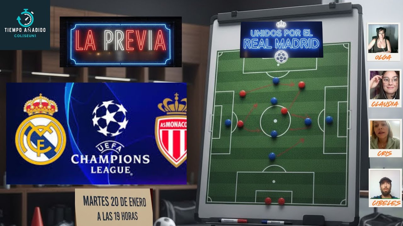TERTULIA PREVIA; REAL MADRID- MONACO CHAMPIONS LEAGUE