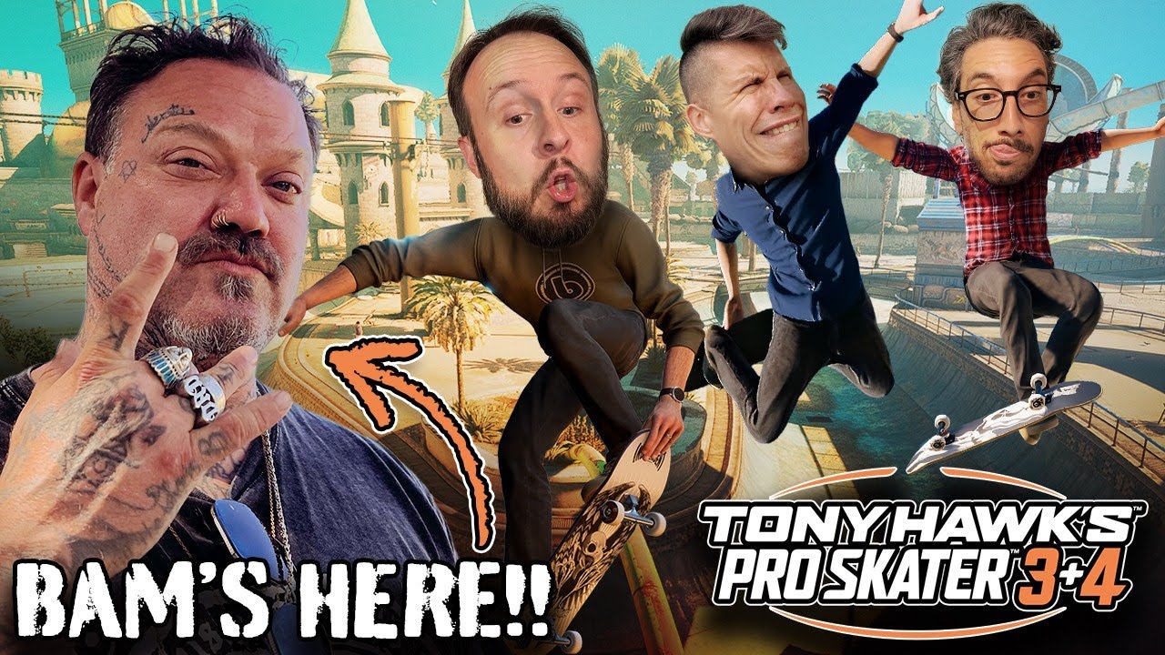 Бэм Марджера показывает нам Тони Хоука 3+4!
