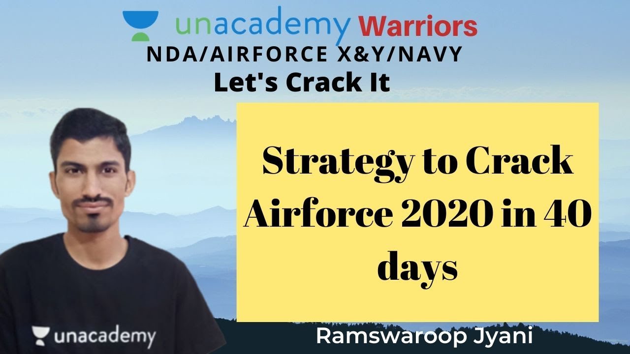 Discussion on the Strategy to Crack Airforce in 40 days by Ramswaroop Jyani
