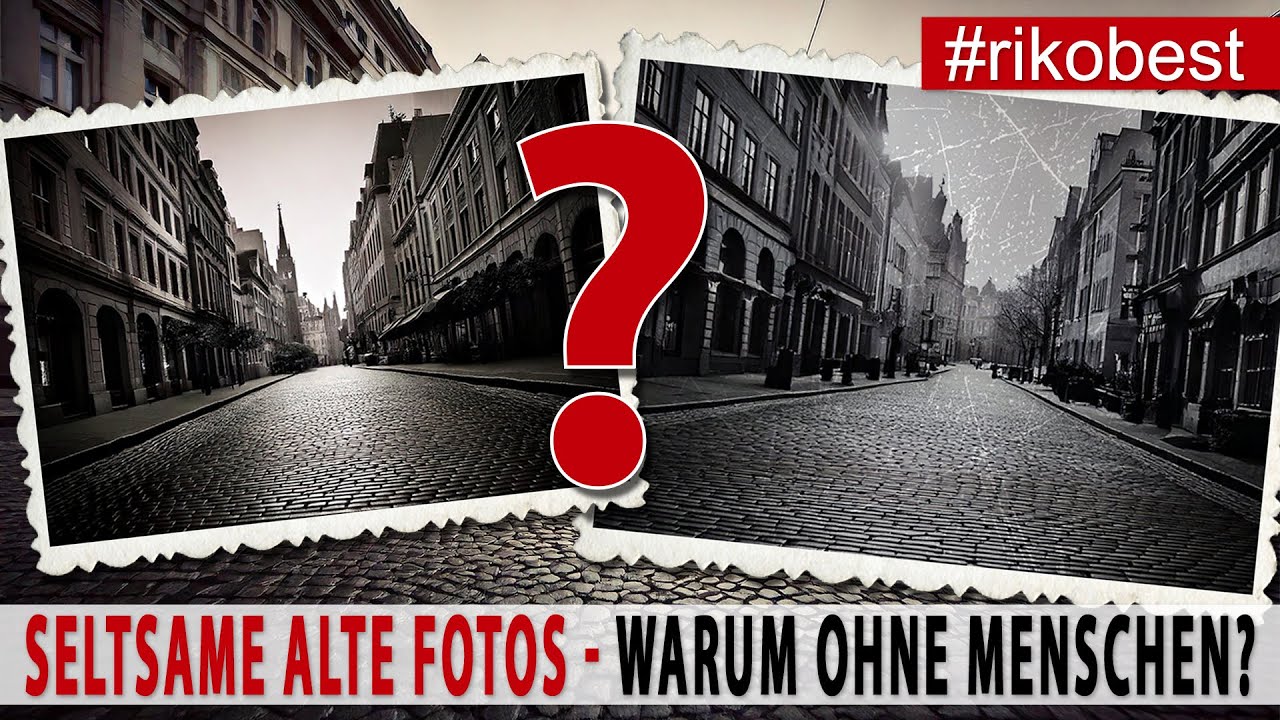 Alte Fotos ohne Menschen? Entdecke das vergessene Fotografie-Geheimnis!