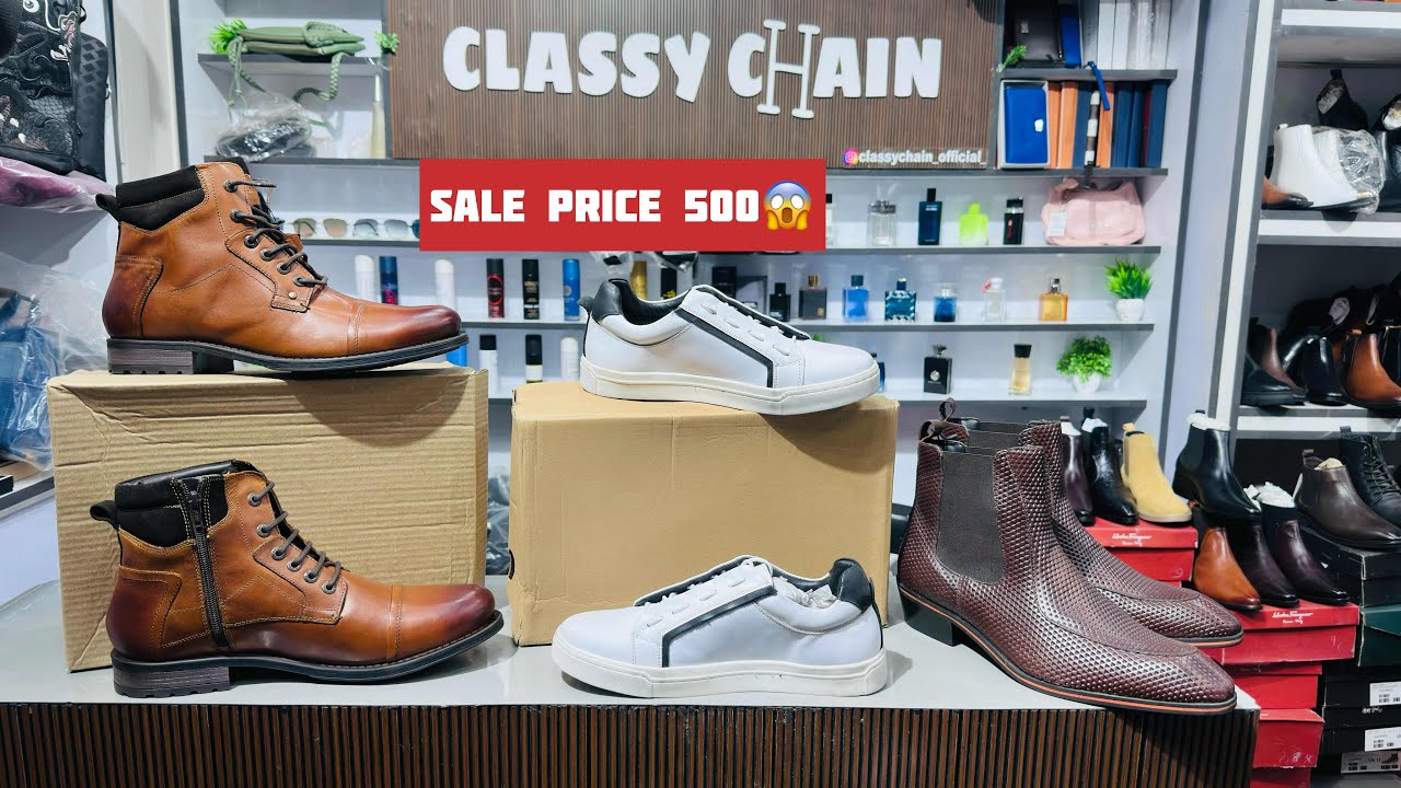 Price only ₹499😱 | biggest surplus export sale live | classy chain | 100% original leather shoes 🔥