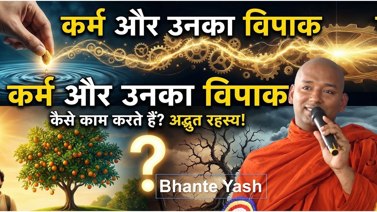कर्म और उनका विपाक कैसे काम करते हैं ? अद्भुत प्रश्न! | Q & A | Bhante Yash  #motivation #buddha