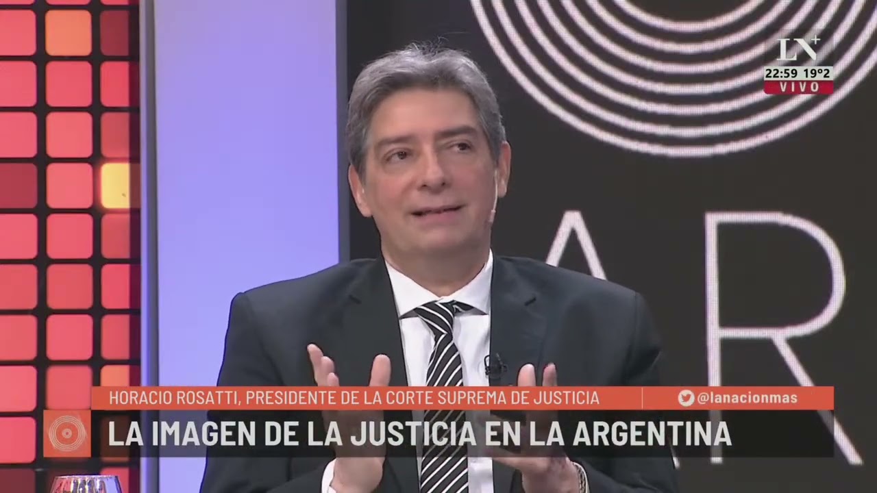 Entrevista a Horacio Rosatti, presidente de la Corte Suprema de Justicia