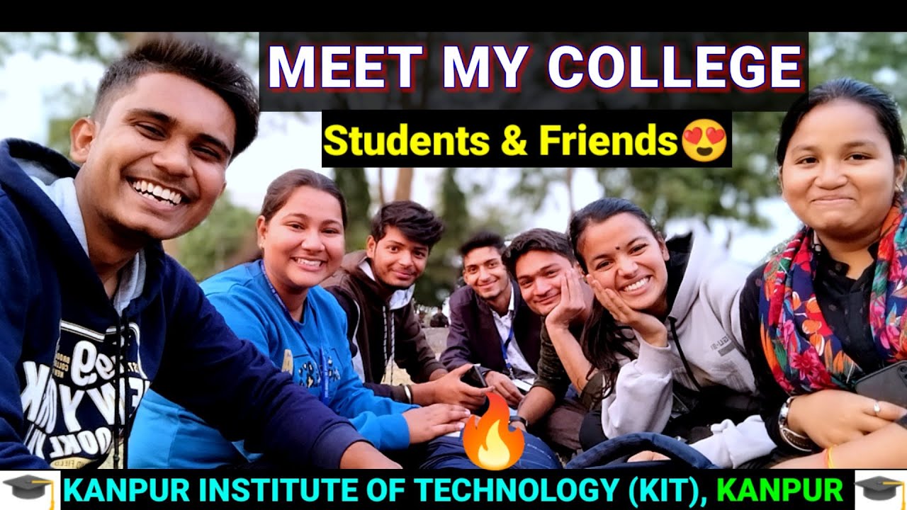 Meet My College students & Friends 😍 || Kit College Kanpur || #satyam0.4