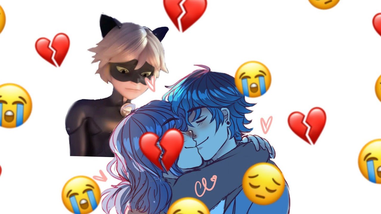 Chat tra Marinette, Adrien e Luka.
