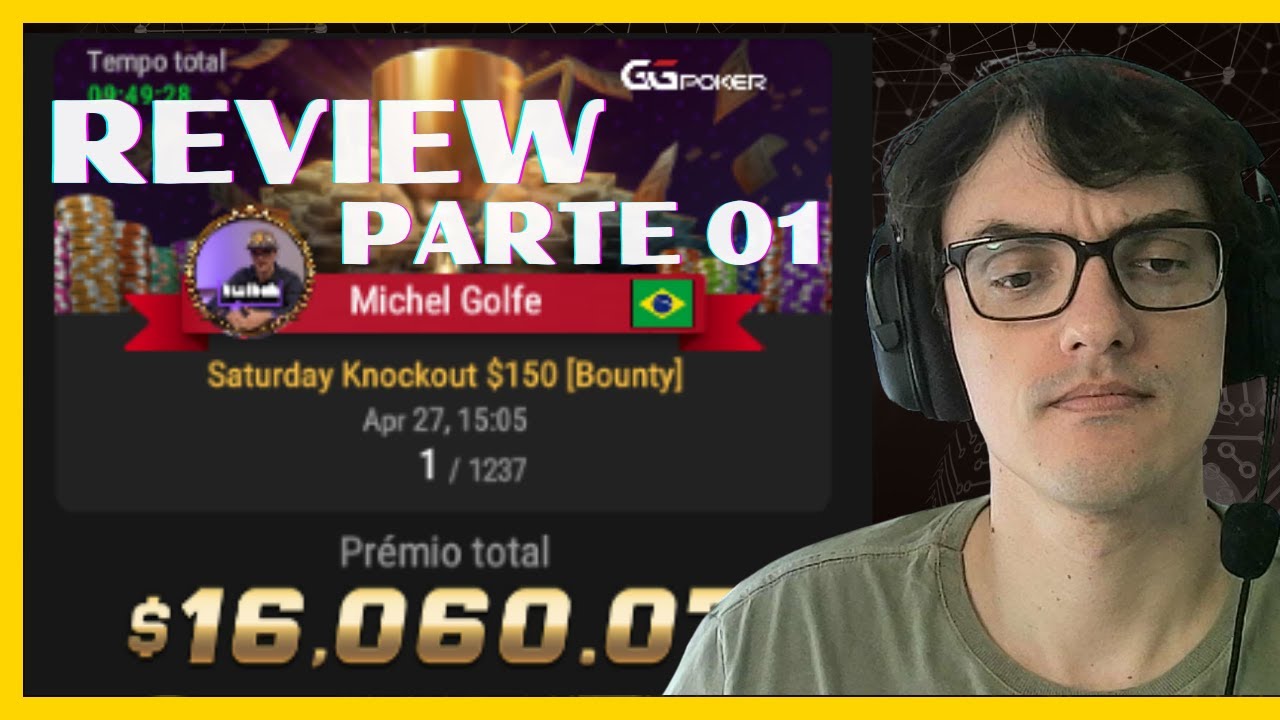 Review Torneio de Poker - $150  Saturday Knouckout Parte 01 no GGPoker