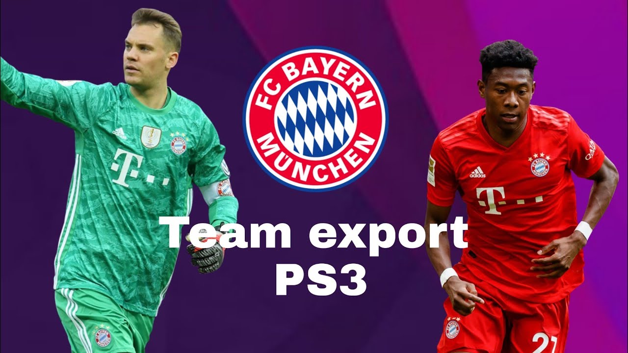 Bayern de Munique (Team export) PES 2018 PS3 (kits PS4)