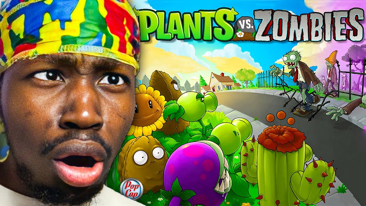 Впервые играю в Plants vs Zombies... Я НЕПОБЕДИМ!