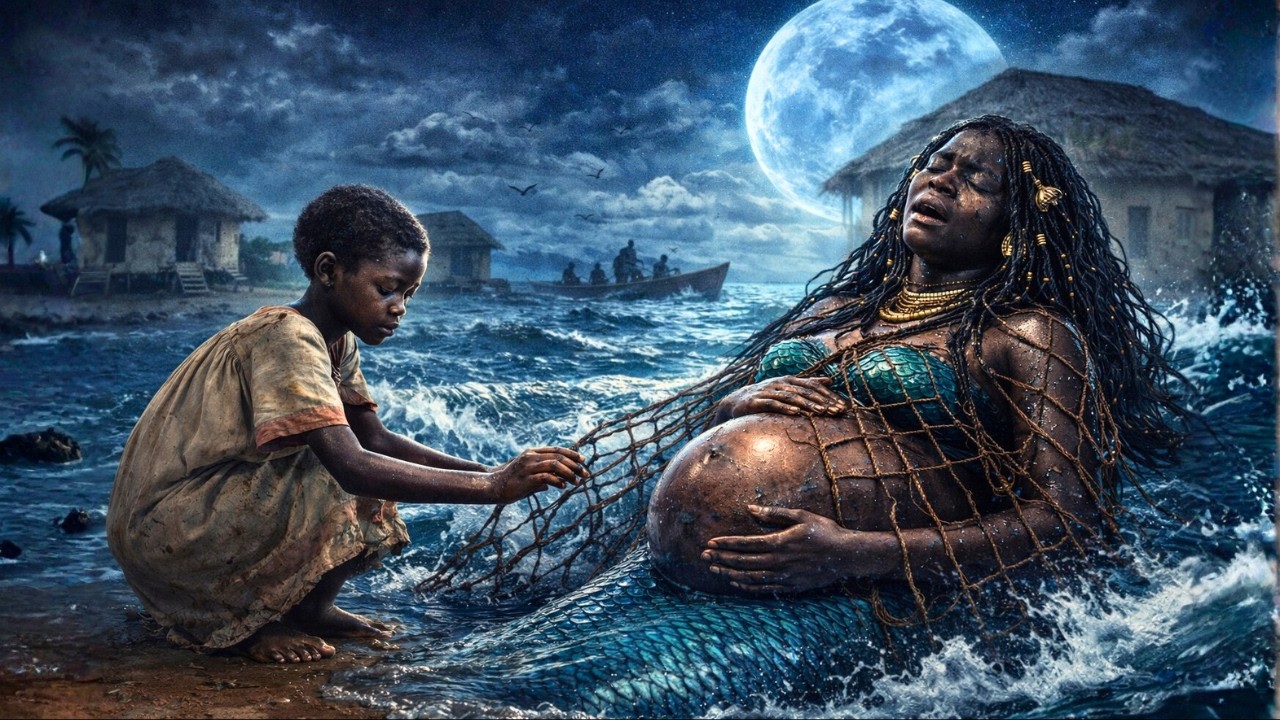 Une Orpheline Sauve une Sirène Enceinte… La Mer Lui Fera Payer le Prix