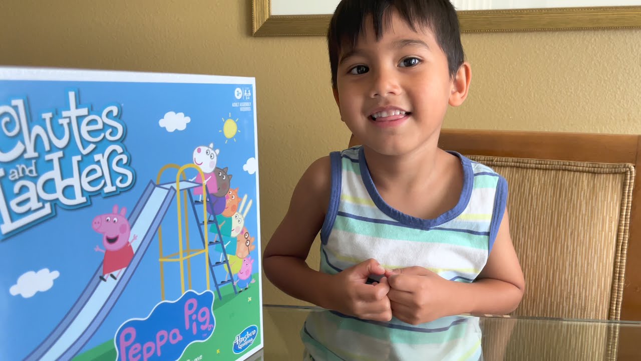 Hasbros Chutes and ladders Peppa Pig edition