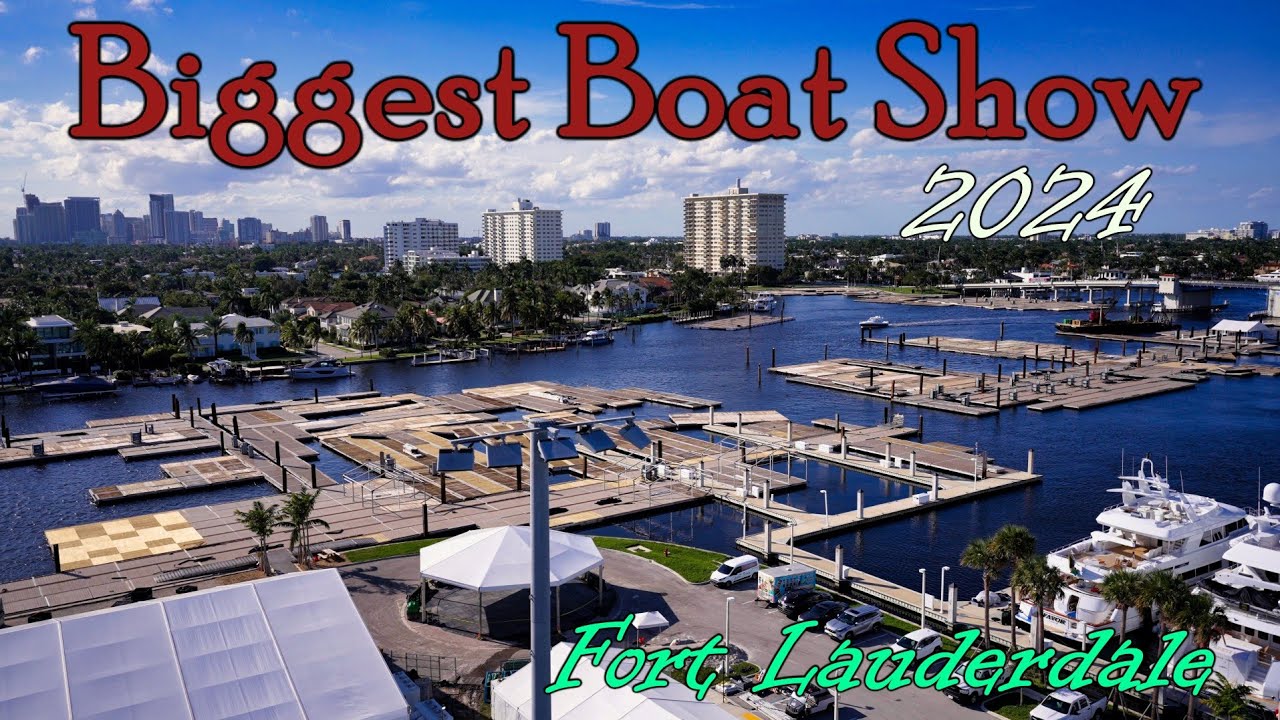 Fort Lauderdale Boat Show ! FLIBS 2024 Setup (Informa Series P 2)