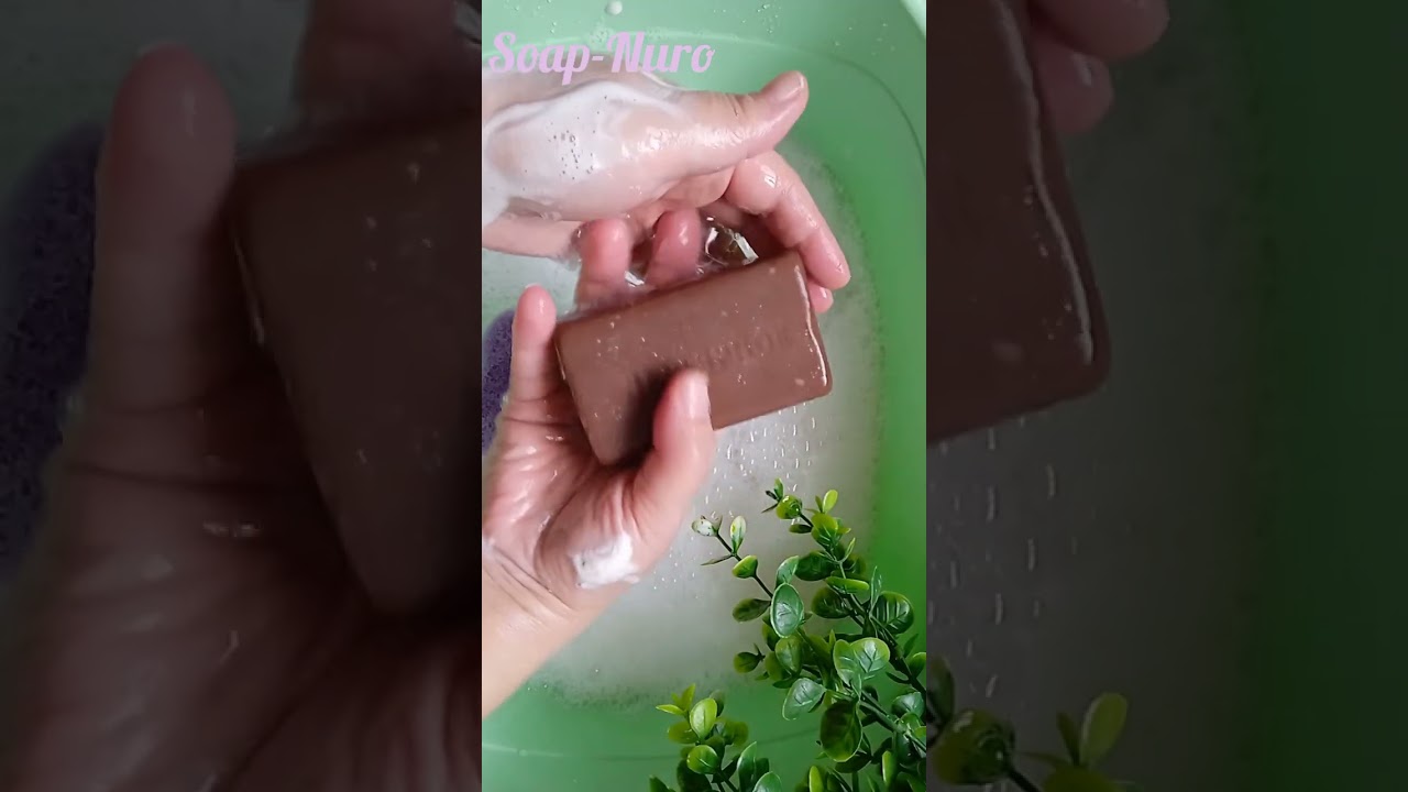 Soaping soap /pine soap / relax / foaming soap🧼🌲#asmrfoam #soap