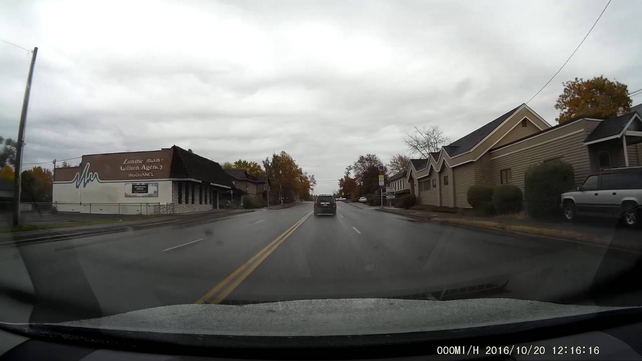 Dashcam - Driving Around Spokane Fall 2016