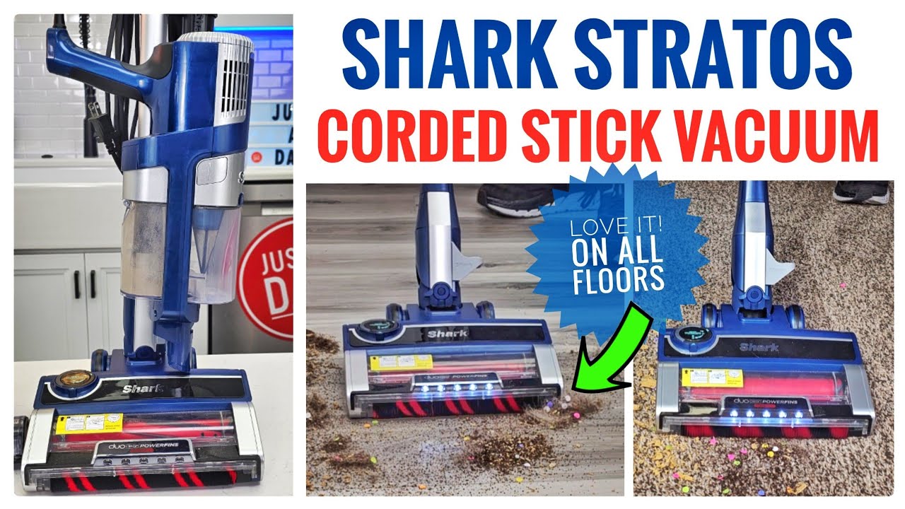 Shark Stratos Corded Stick Vacuum HZ3002 Review    I Love It!