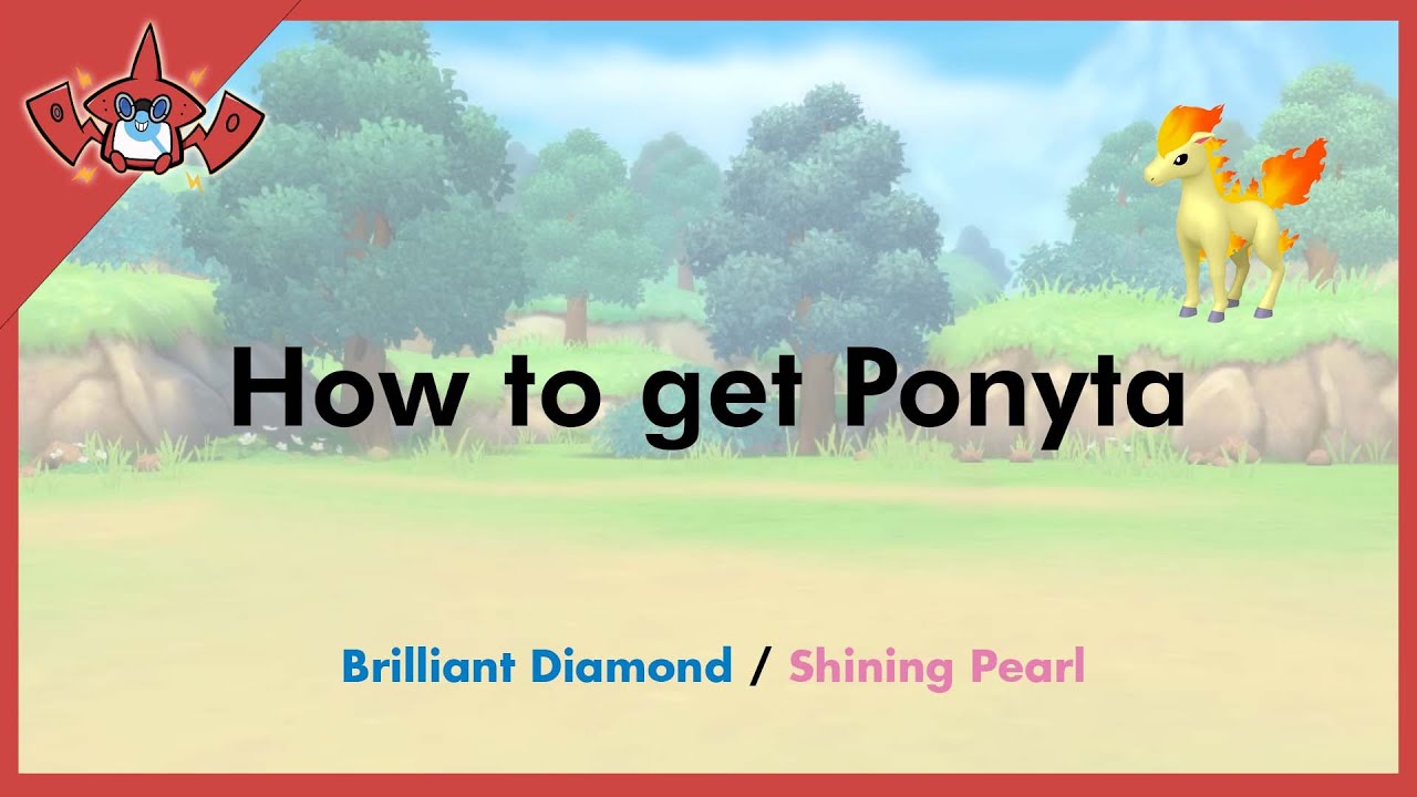How to get Ponyta in Pokemon Brilliant Diamond & Shining Pearl [#077]