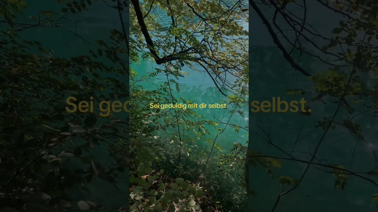 Sei geduldig mit dir selbst ❤️‍🩹