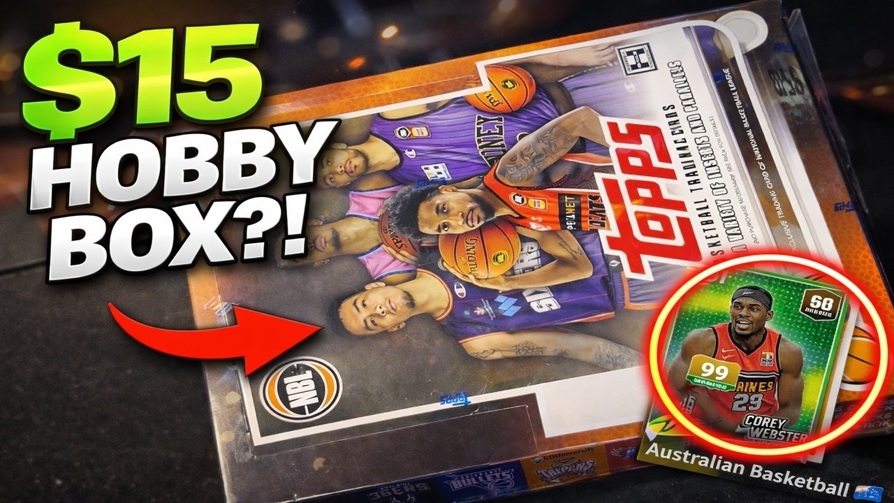 GameStop Wanted $30… I Found This Hobby Box for $15 👀 | Topps NBL 2022\2023 Hobby Box! | Australia