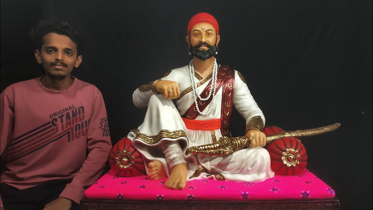 Chatrapati shivaji maharaj murti painting ll Anant chougule