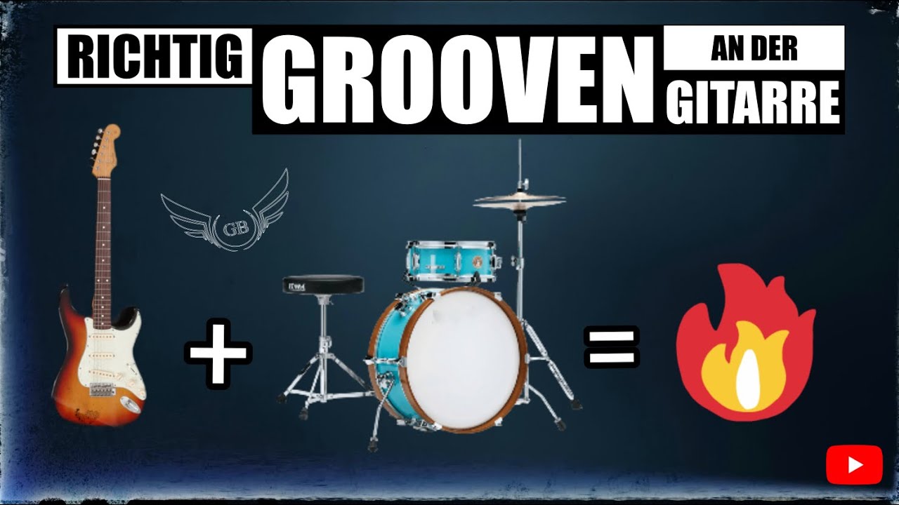 Besser grooven -  Einfache Schlagzeugrhythmen an der Gitarre spielen