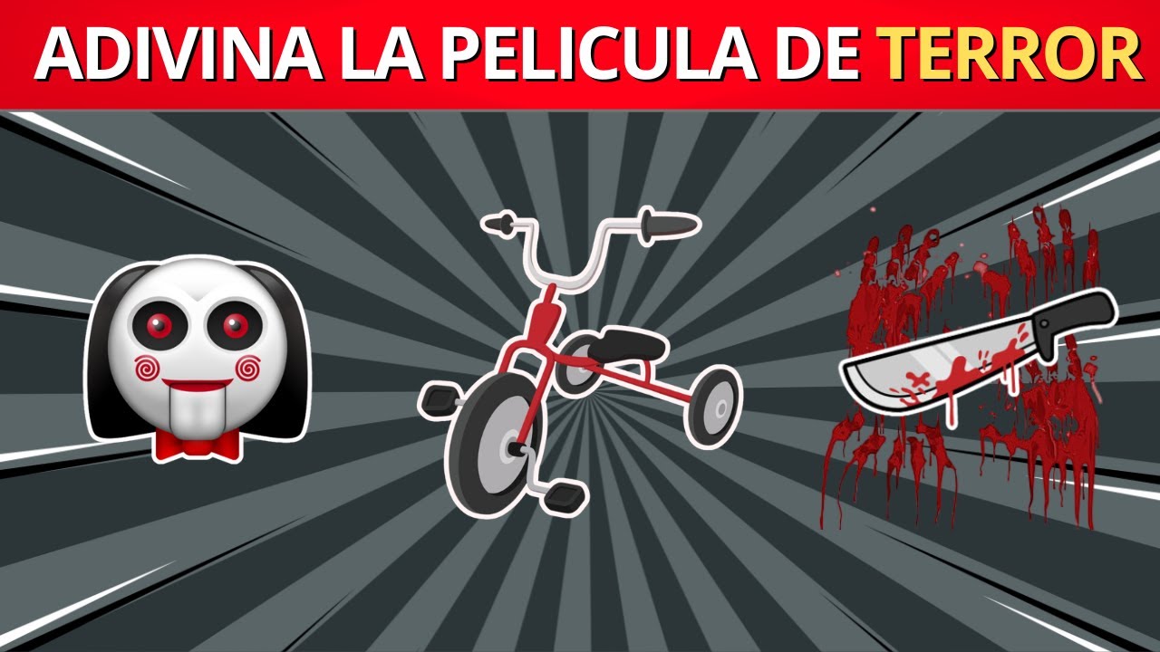 Adivina la pel&iacute;cula de terror con emojis  | Desaf&iacute;o de terror  | quiz del miedo